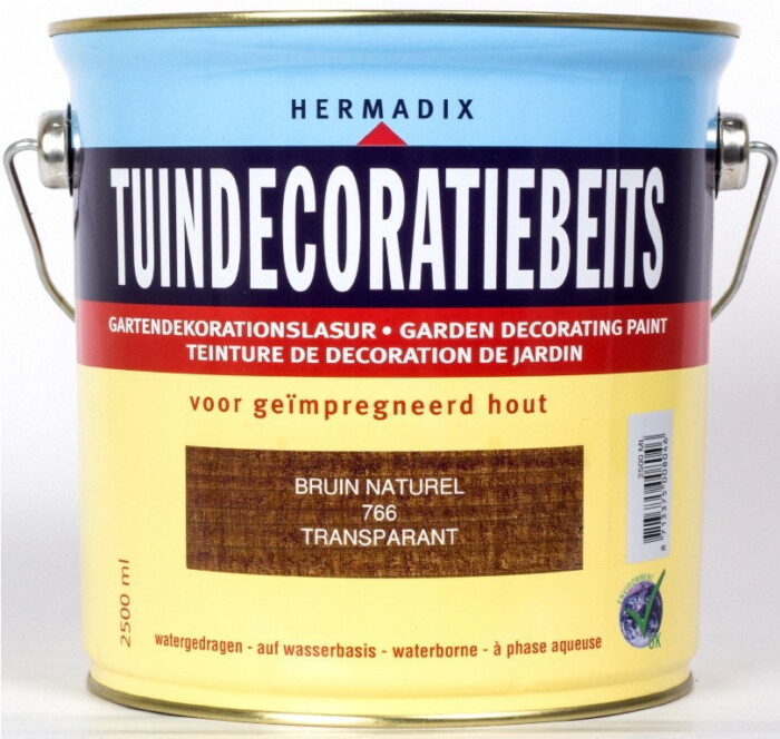 Hermadix Tuindecoratiebeits 766 bruin 2500 ml