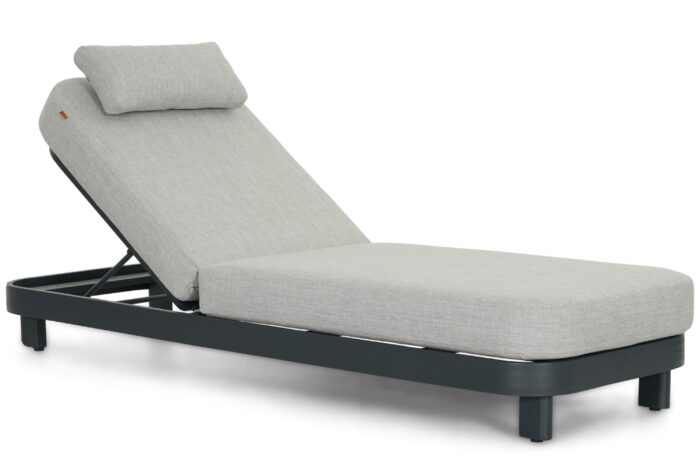Santika Furniture Nanda ligbed – Grijs-antraciet