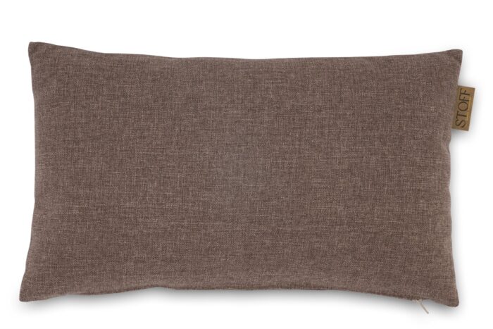 Stoff Stone Pebble sierkussen 50 x 30 cm – Taupe-naturel-bruin