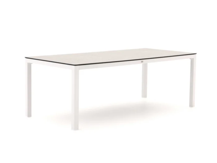 Bellagio tuinmeubelen La Fonte dining tuintafel 220x100cm - Wit