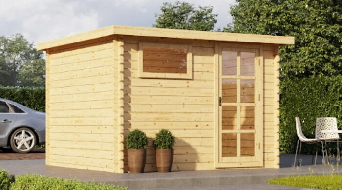 Houten tuinhuisje blokhut Hertford 300x200cm