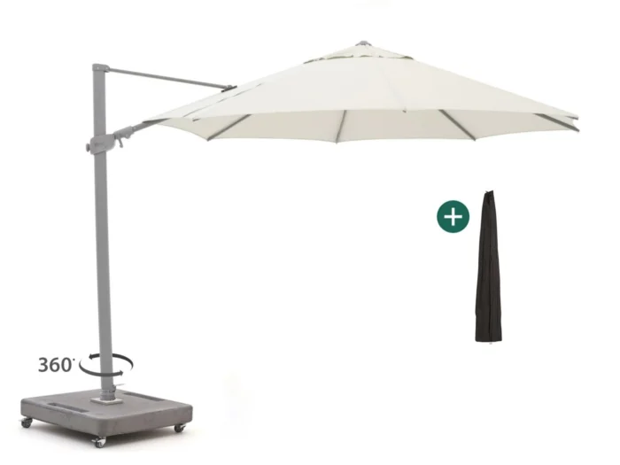 Shadowline Austin zweefparasol ø 350cm - Grijs