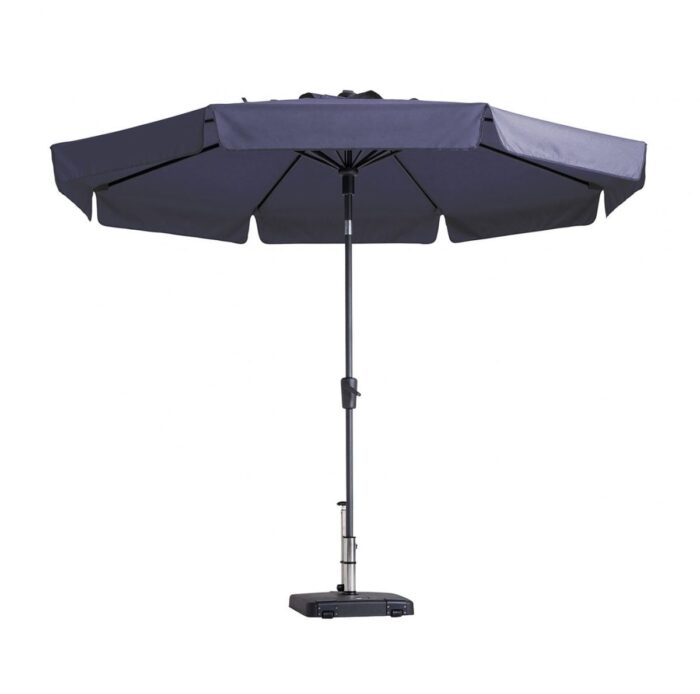 Madison Flores stokparasol Ø 300cm | Safier Blue – Blauw
