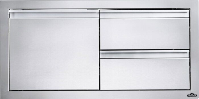 Napoleon grills Inbouw deur en 2 laden combinaties (100×71 cm) Napoleon Grill