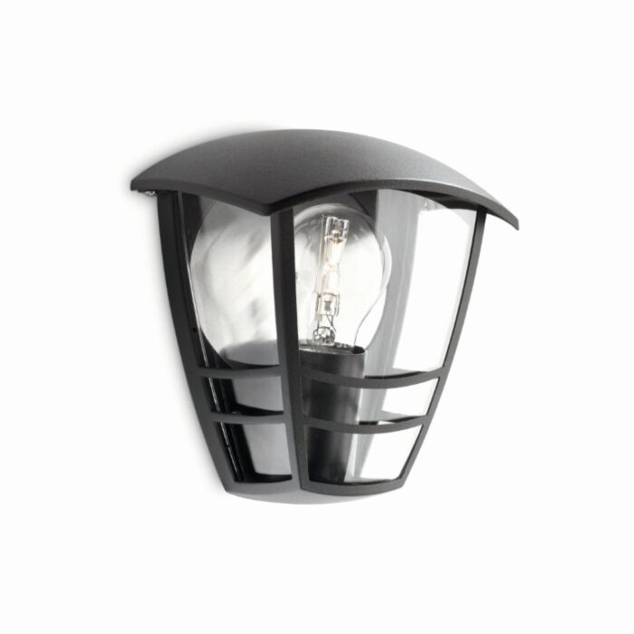 Philips Creek buitenwandlamp zwart verlichting