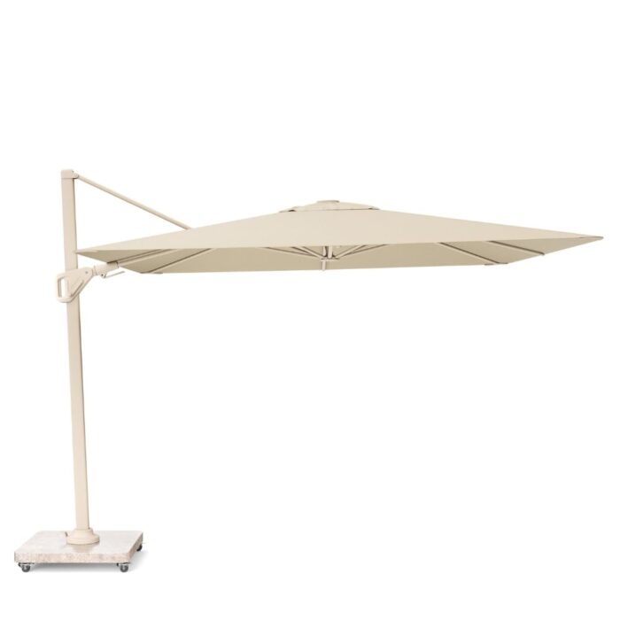 Platinum Nexus T² zweefparasol premium doek | 300x300cm | Champagne/Sandstone – Taupe – Naturel – Bruin, Beige