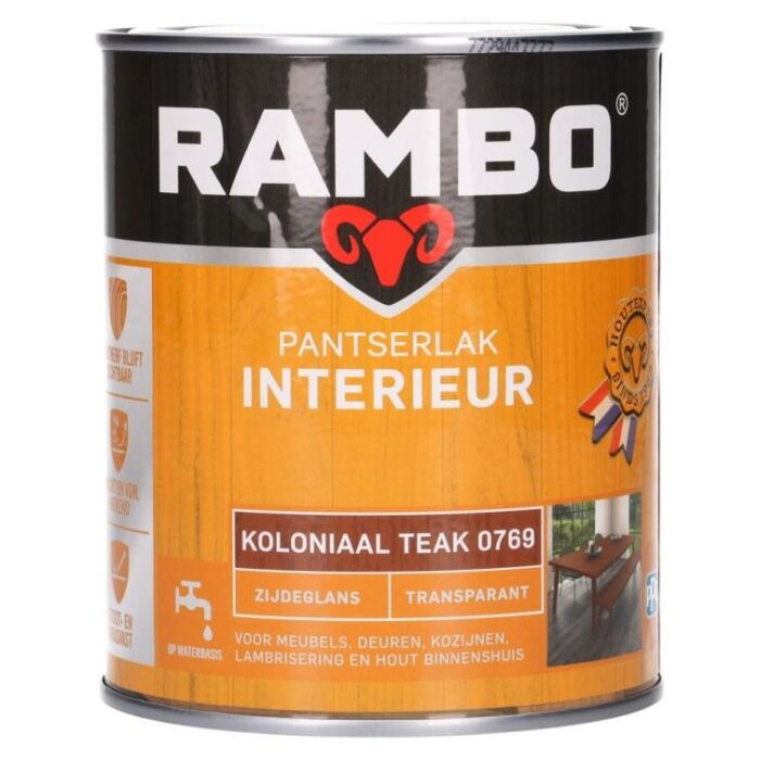 Rambo Pantserlak interieur zg 769 0,75l