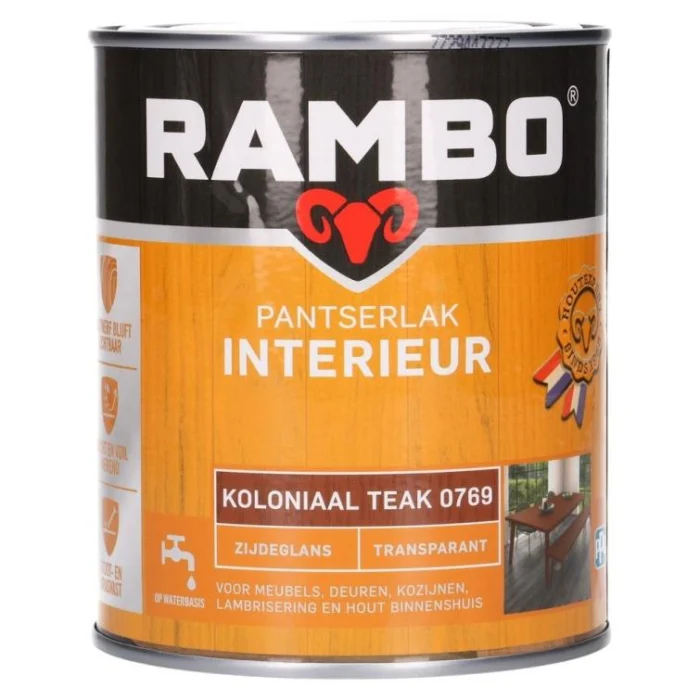 Rambo Pantserlak interieur zg 769 0,75l