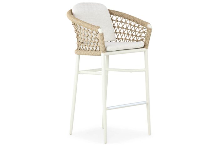 Coco Bali barstoel – Taupe-naturel-bruin