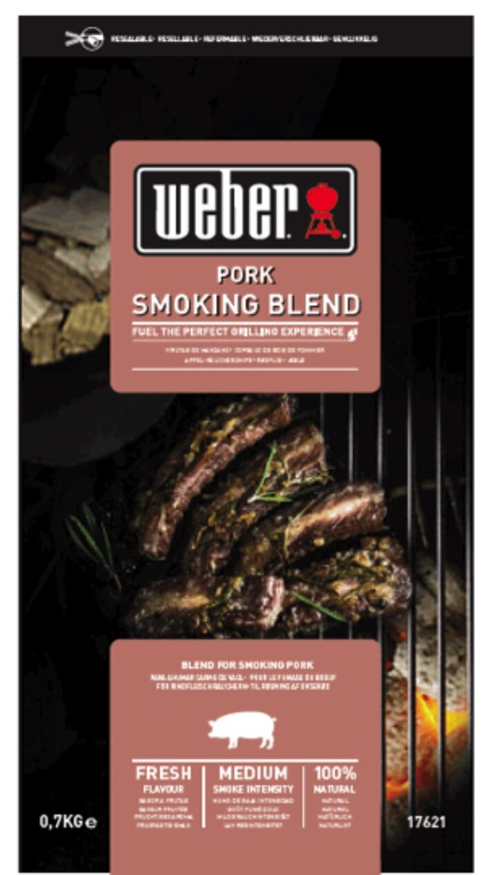Weber Houtsnipper melange 0.7 kg Pork Wood chips blend – hout