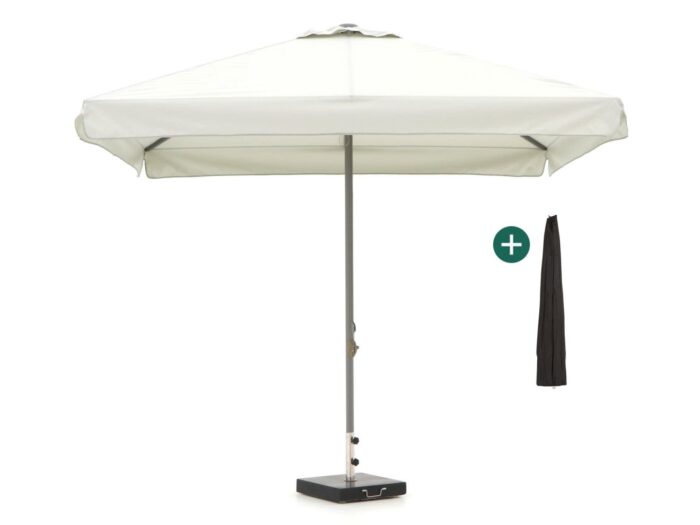 Shadowline Bonaire parasol 300x300cm Laagste prijsgarantie! – Wit