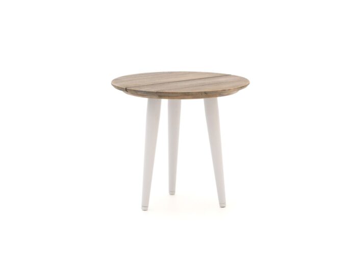 ROUGH Furniture ROUGH-K bijzet tuintafel ø 50cm Laagste prijsgarantie! – Wit