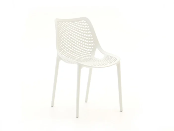 Forza Furniture Ripi dining tuinstoel stapelbaar - Wit