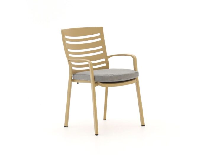 Hartman tuinmeubelen Hartman Alexandra dining tuinstoel stapelbaar Laagste prijsgarantie! – Taupe