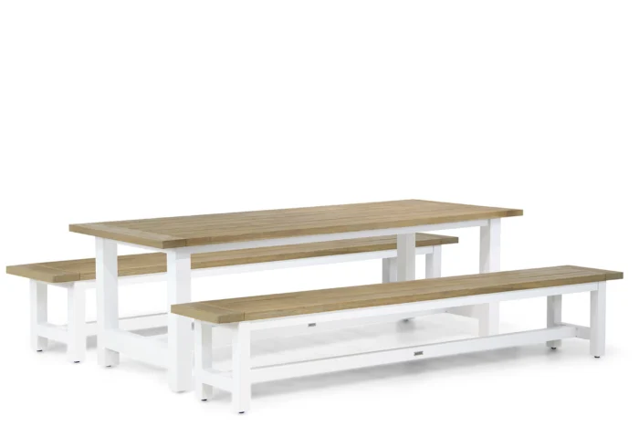Lifestyle Garden Furniture Los Angeles picknick tuinset 3-delig - Wit