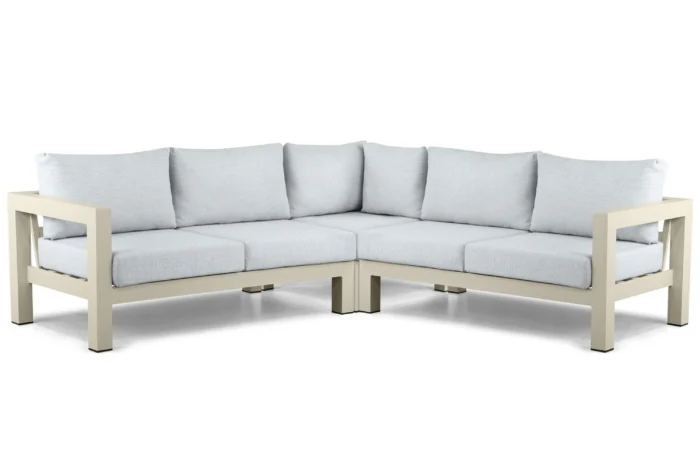 Lifestyle Garden Furniture Luca hoek loungeset 3-delig - Taupe-naturel-bruin