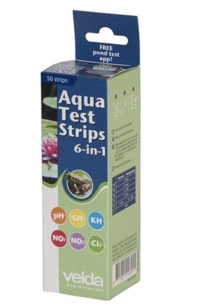 Velda Aqua Test Strips 6 in 1 vijveraccesoires – Zie Foto