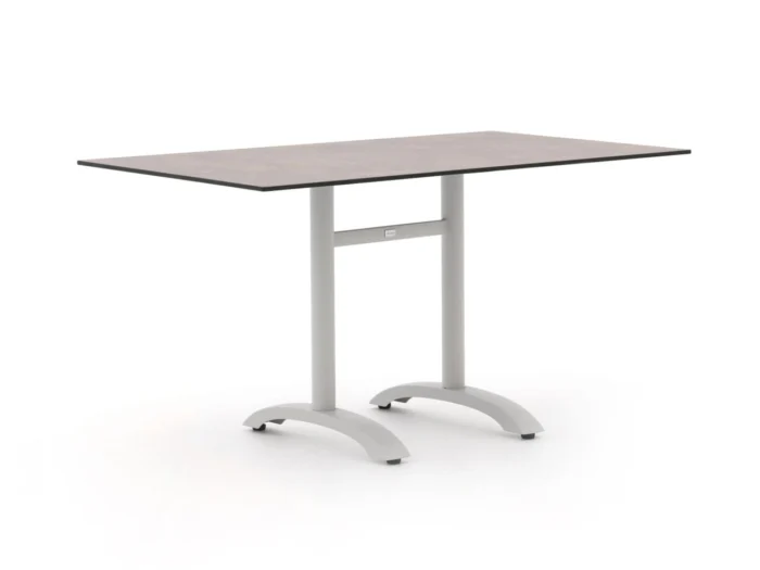 Bellagio tuinmeubelen Lisio tuintafel 140x80x73cm - Wit