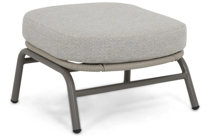 Coco Livo lounge voetenbank – Taupe-naturel-bruin