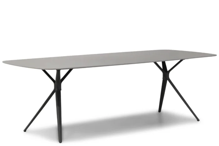 Coco Valerio dining tuintafel 240 x 100 cm - Grijs-antraciet