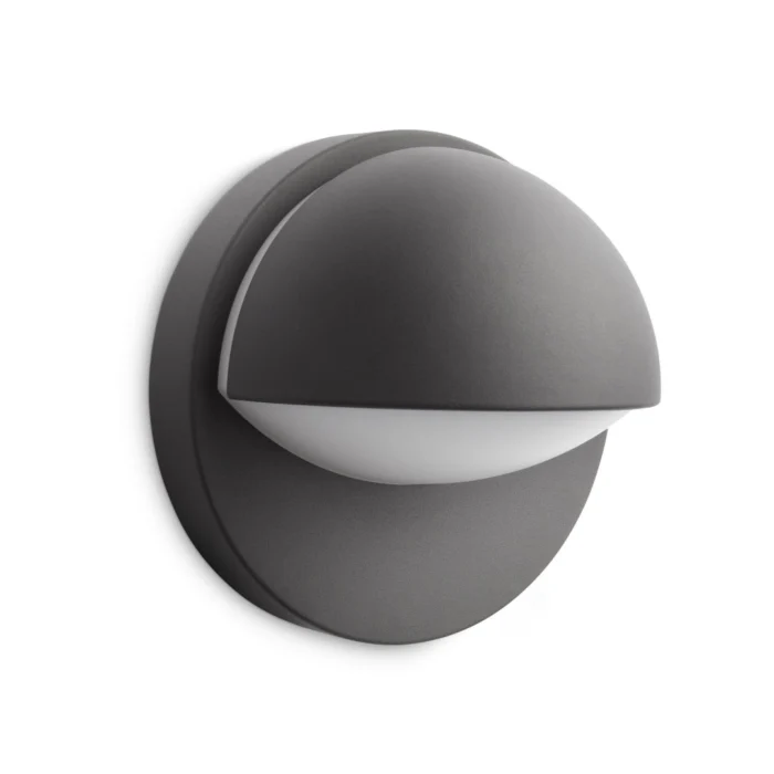 Philips June buitenwandlamp antraciet verlichting - grijs;zwart
