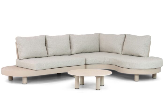 Lifestyle Garden Furniture Organio organisch loungeset 3-delig – Taupe-naturel-bruin
