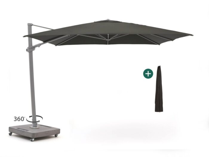 Shadowline Austin zweefparasol 300x300cm Laagste prijsgarantie! – Zwart