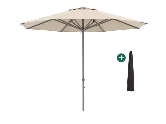 Shadowline Cuba parasol ø 350cm Laagste prijsgarantie! – Taupe