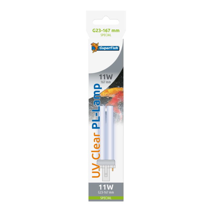 Superfish Uv pl lamp 11w g23-167mm sp – wit
