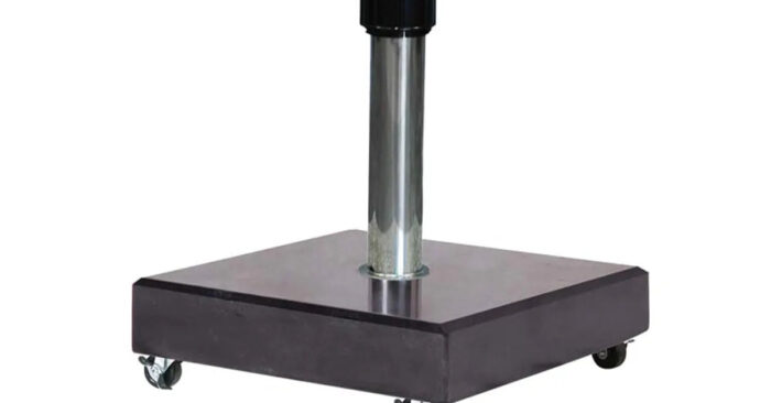 Platinum Sun & Shade | Rome Parasolvoet Graniet met Wielen | 60 kg
