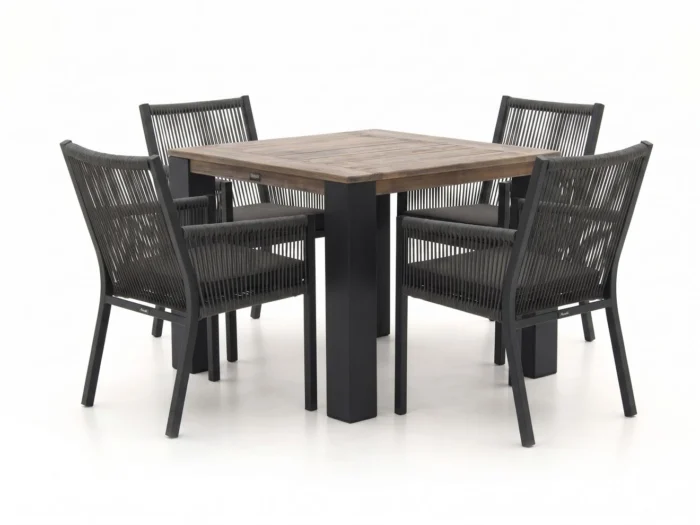 Manifesto Furniture Rivola/ROUGH-X 100cm dining tuinset 5-delig