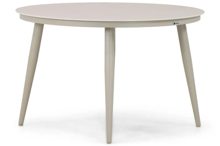 Coco Vienna dining tuintafel 120 cm rond - Taupe-naturel-bruin