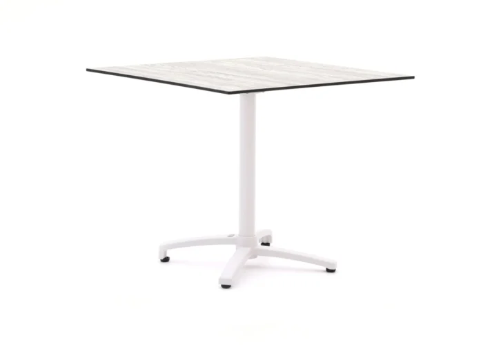 Bellagio tuinmeubelen Canzo klaptafel 80x80x73cm - Wit