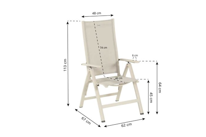 Hartman Royal Club Full Alu Recliner loft-beige – Zand/Beige