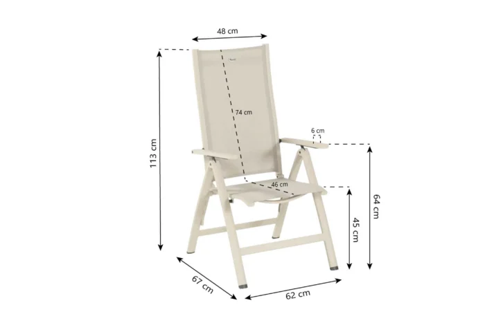 Hartman Royal Club Full Alu Recliner loft-beige - Zand/Beige