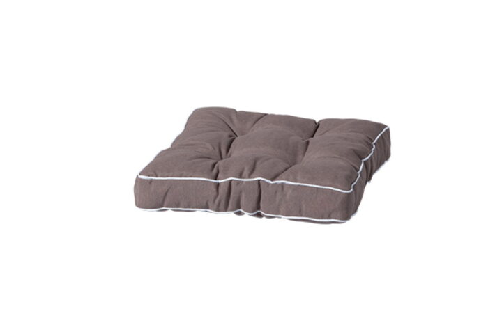 Madison 2 stuks! Florance kussen 47×47 Panama taupe – wit