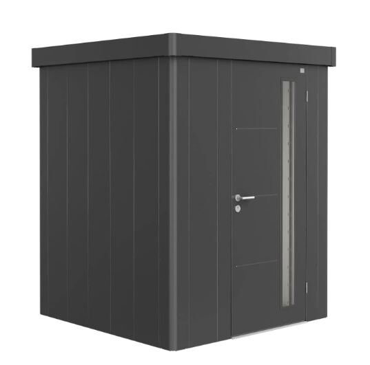 Biohort Berging Neo 1A 180×180 Donkergrijs Metallic – grijs