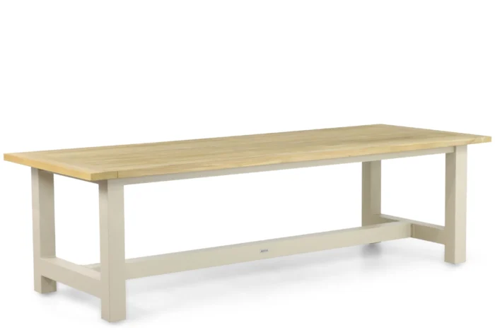 Lifestyle Garden Furniture San Francisco dining tuintafel 260 x 100 cm - Taupe-naturel-bruin