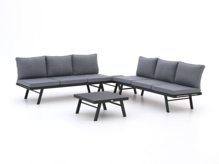 Forza Furniture Forza Vadena hoek loungeset 4-delig verstelbaar Laagste prijsgarantie! – Grijs