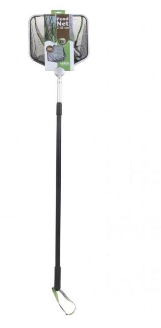 Velda Pond Net vierkant 35 cm incl.Telesc. vijveraccesoires – zwart