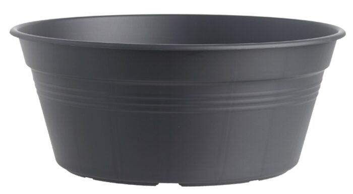 Elho Bloempot Green basics schaal 27 cm living black – zwart