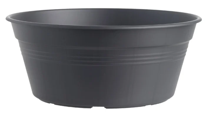 Elho Bloempot Green basics schaal 27 cm living black - zwart