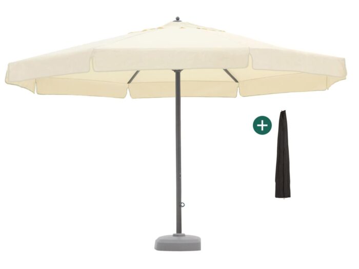 Shadowline Java parasol ø 500cm Laagste prijsgarantie! – Wit