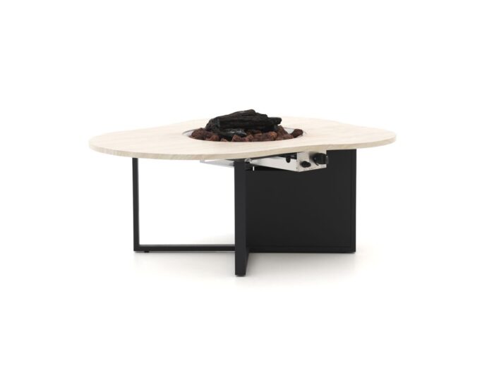 Cosiloft Novi lounge vuurtafel 125x102x50cm Laagste prijsgarantie! – Grijs