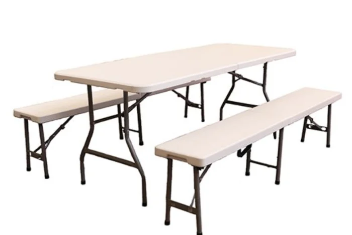 Buitengewoon de boet Party Set Tafel en 2 Banken tuinmeubel Buitengewoon Boet