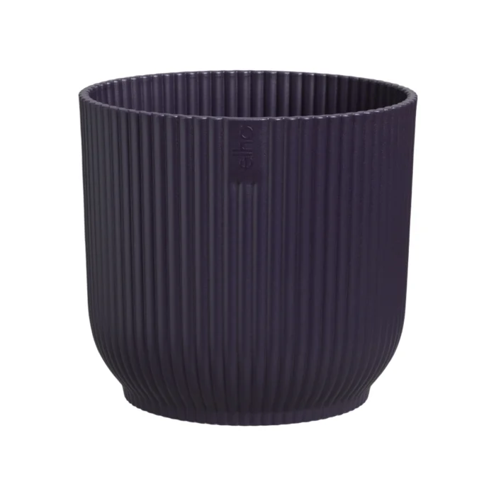 Elho The winery collection 14cm donkerpaars bloempot - paars
