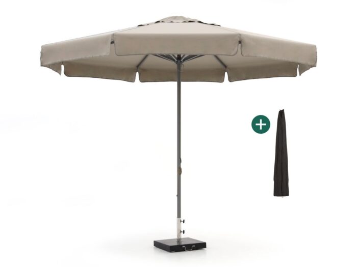 Shadowline Bonaire parasol ø 350cm Laagste prijsgarantie! – Taupe