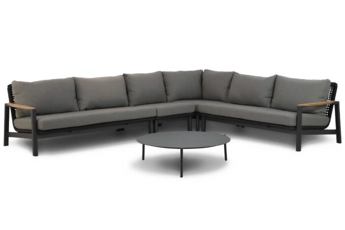 Coco Ralph/Pacific 100 cm hoek loungeset 5-delig – Grijs-antraciet