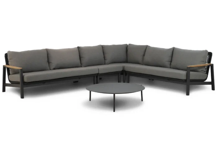 Coco Ralph/Pacific 100 cm hoek loungeset 5-delig - Grijs-antraciet