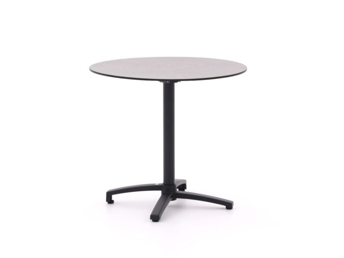 Bellagio tuinmeubelen Bellagio Canzo klaptafel ø 80cm (h:73cm) Laagste prijsgarantie! – Grijs